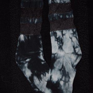 [Brand New] Tie Dye Socks with Mesh Accents